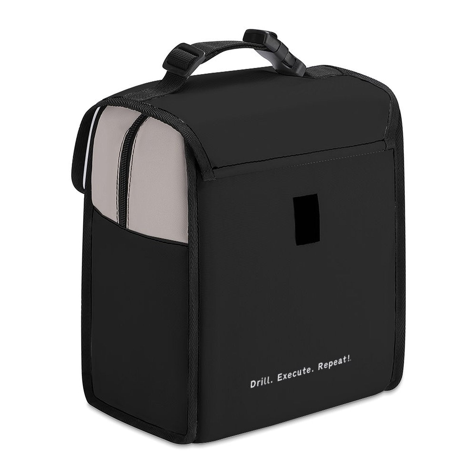 Custom Flip Top Insulated Lunch Bag Thermal Cooler Tote With Handle