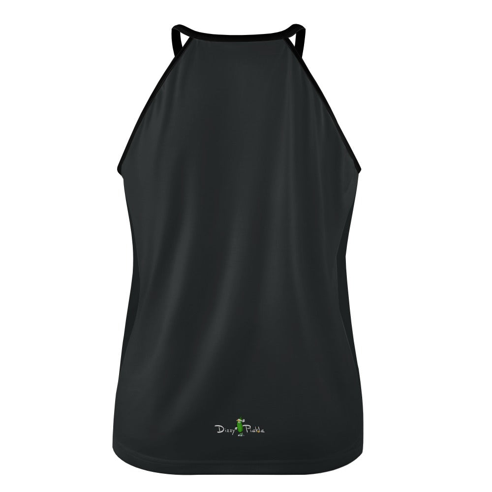 Dizzy Pickle Lynne Black Women's Pickleball Crew Neck Vest