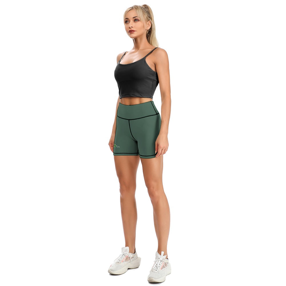 Dizzy Pickle DZY P Classic Dark Sage Women's Pickleball Comfortable Skinny Sports Yoga Shorts