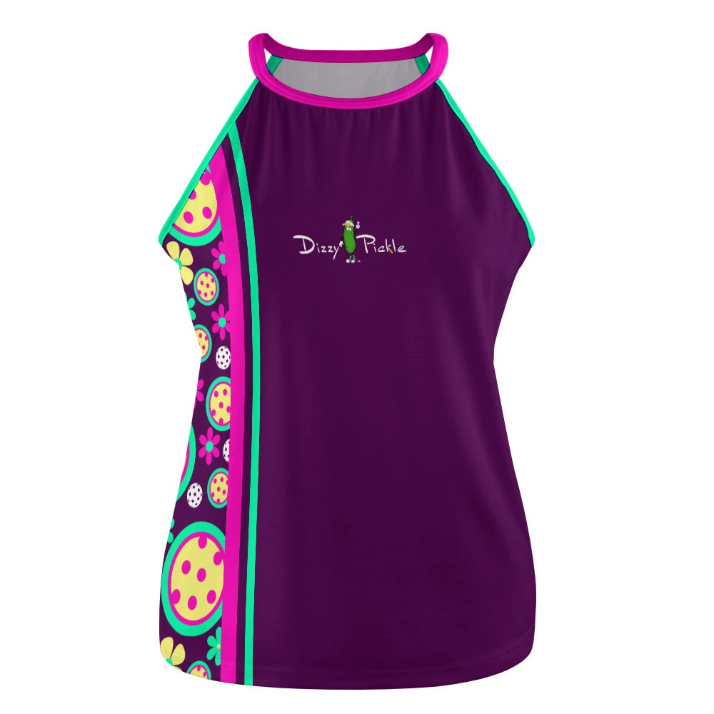 Dizzy Pickle Charlotte Main Stripes Women's Pickleball Crew Neck Vest