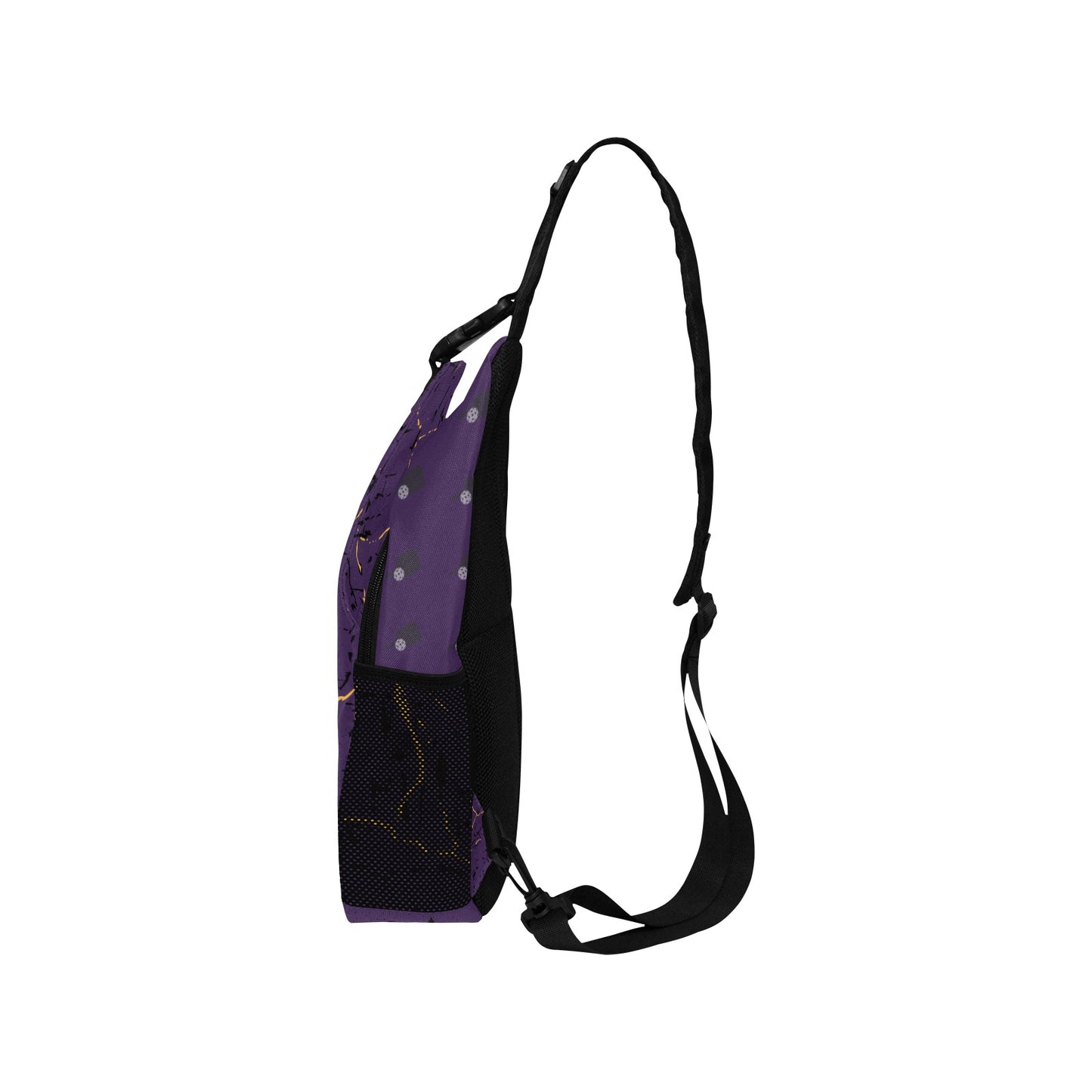 Dizzy Pickle Lynne Purple Pickleball Grab-N-Go Crossbody Casual Chest Bag