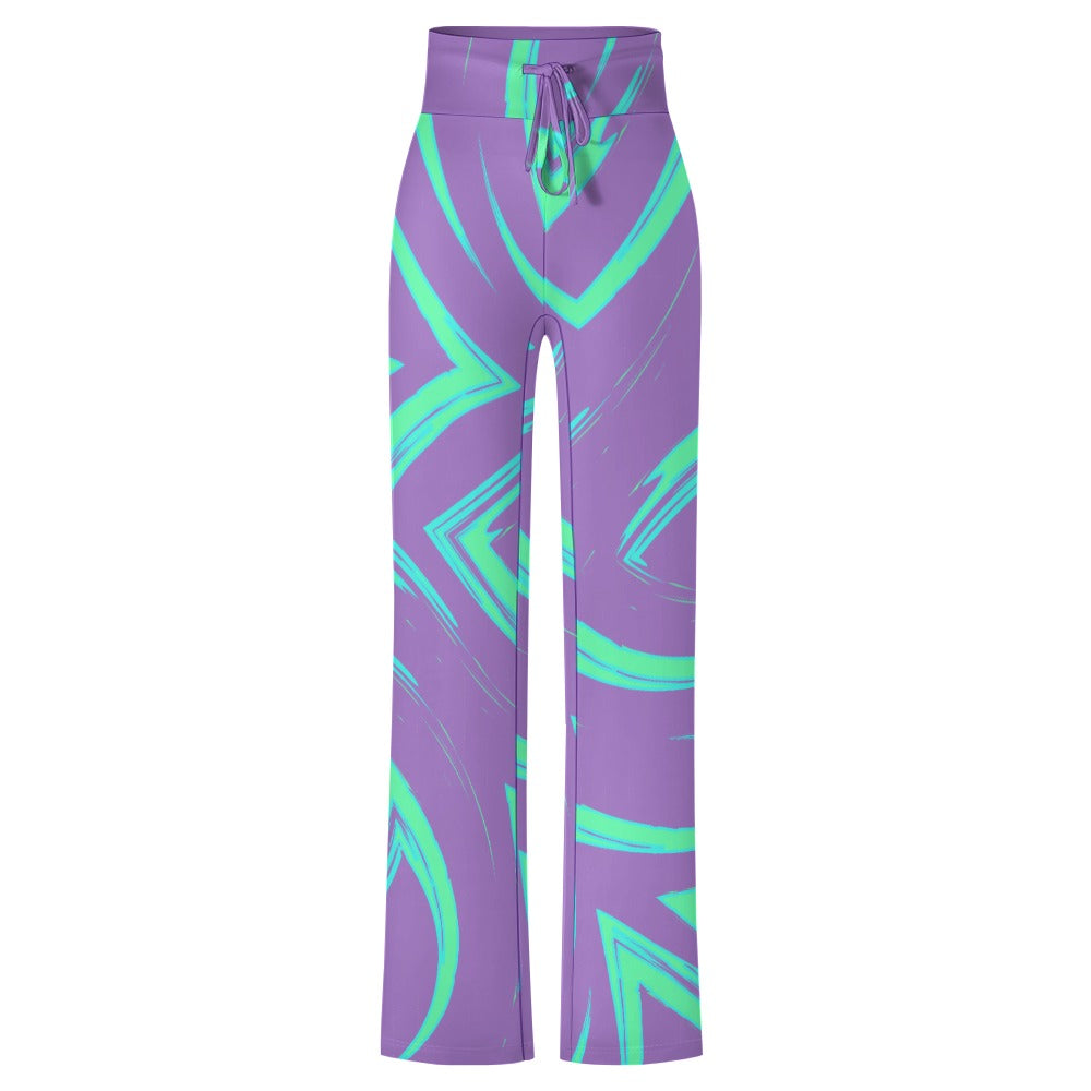 Dizzy Pickle Emily Collection Women's Pickleball Straight-Legged Lace-Up Yoga Pants