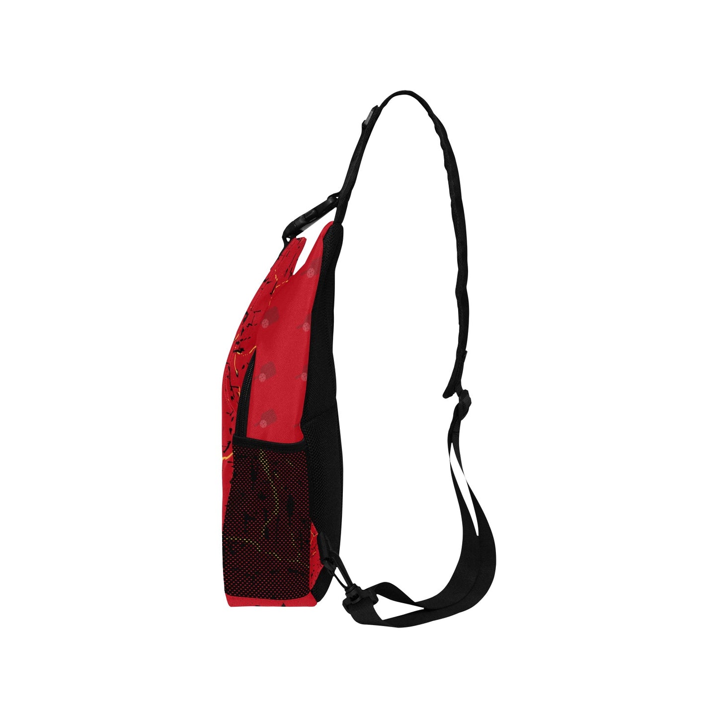 Dizzy Pickle Lynne Red Pickleball Grab-N-Go Crossbody Casual Chest Bag