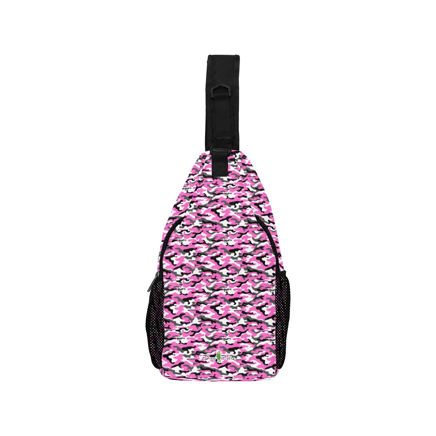 Dizzy Pickle Jan Pink Pickleball Grab-N-Go Crossbody Casual Chest Bag