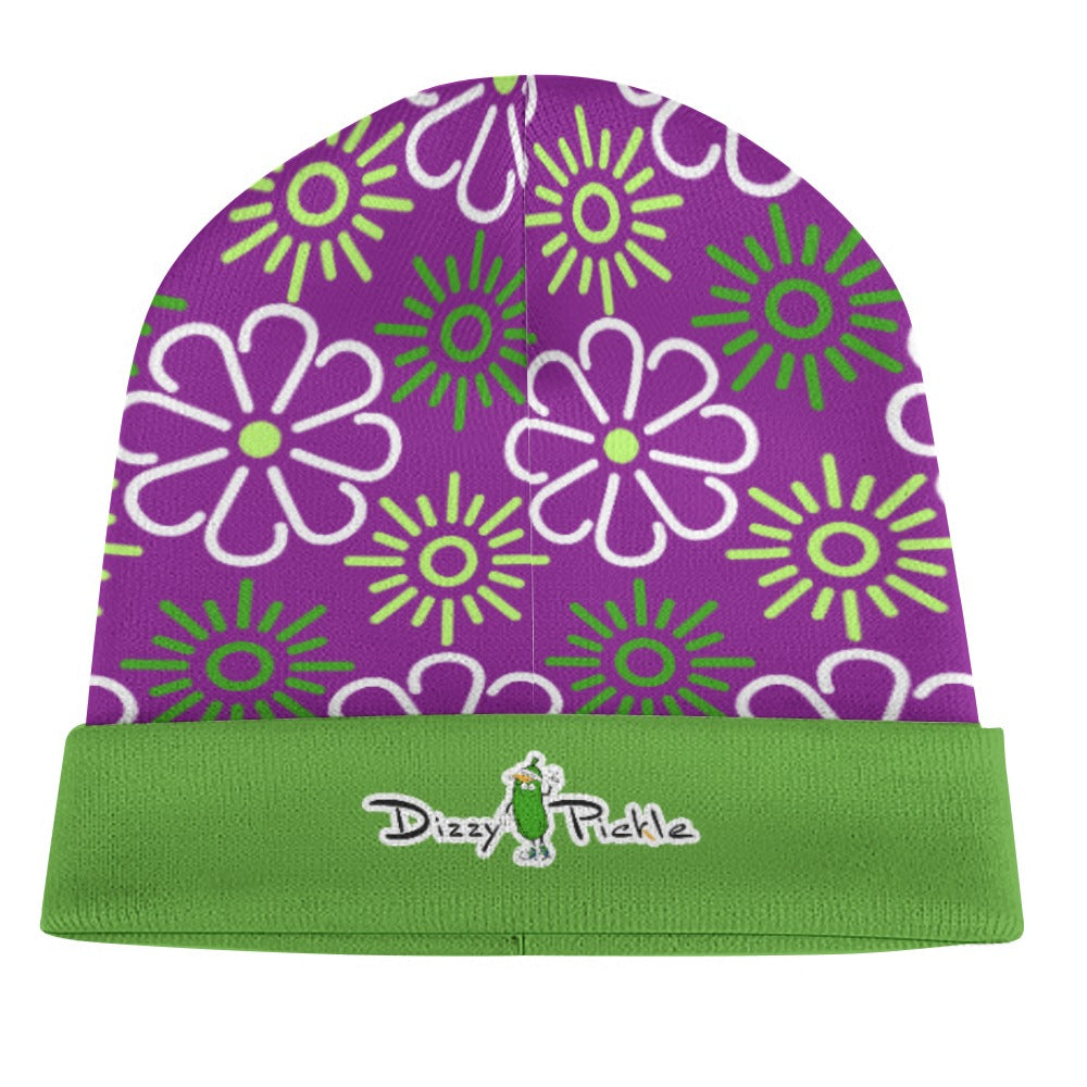 Dizzy Pickle April Purple One-Size Knitted Beanie