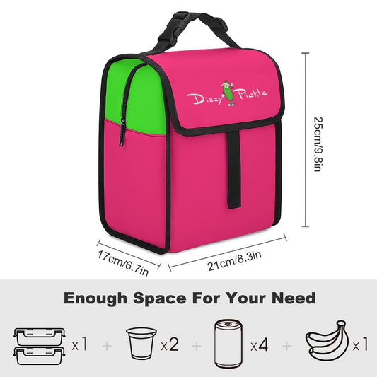 Custom Flip Top Insulated Lunch Bag Thermal Cooler Tote With Handle