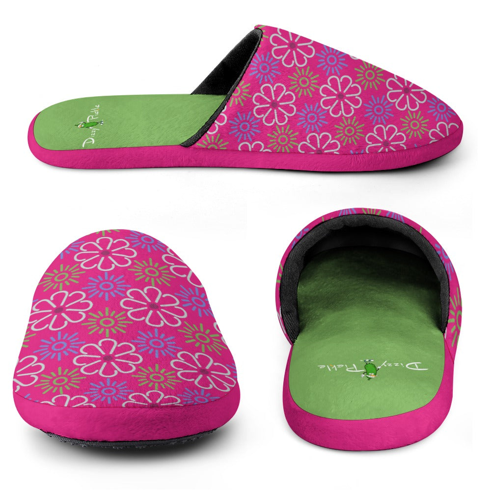 Dizzy Pickle April Pink Women's Pickleball Cotton Slippers