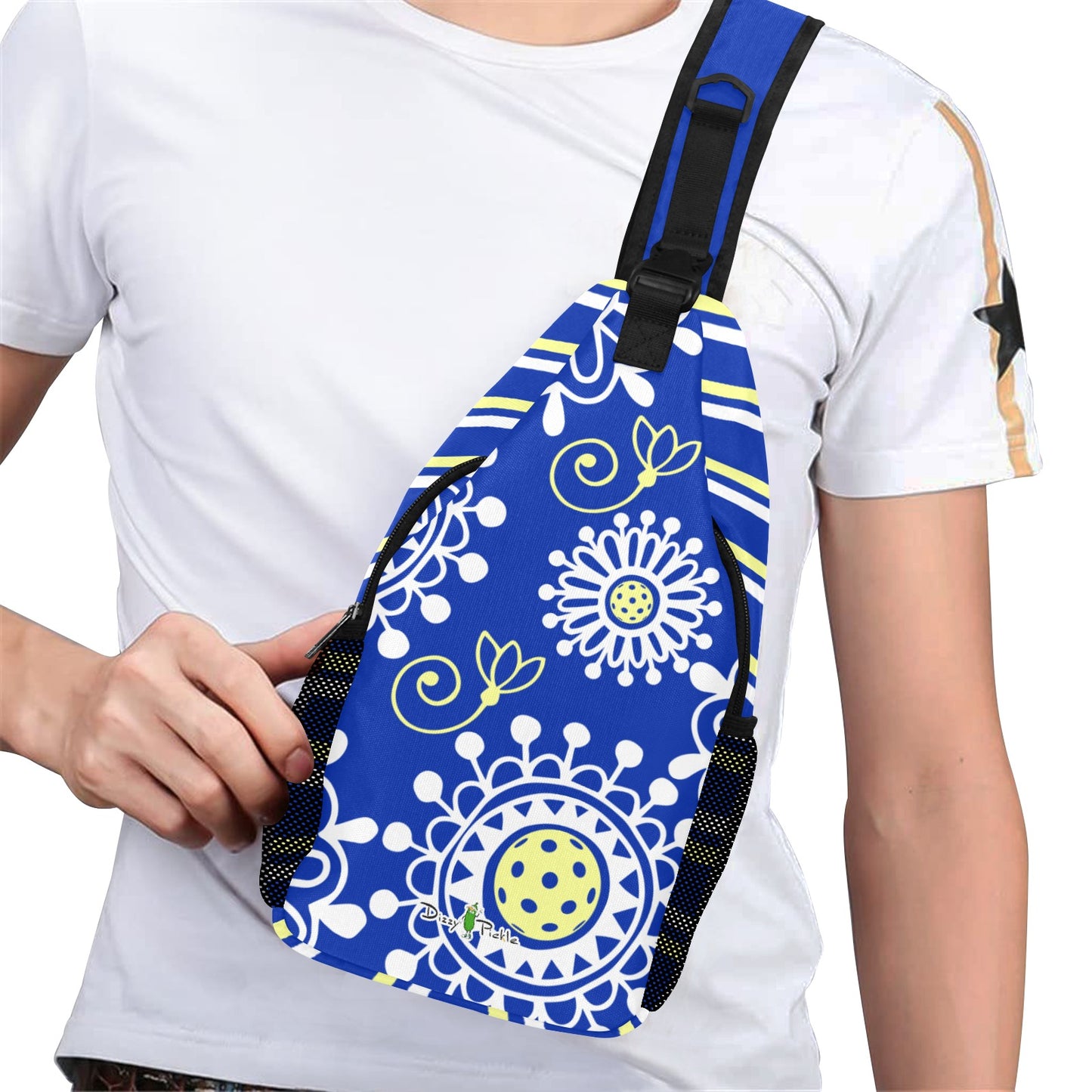 Dizzy Pickle Coming Up Daisies BY Pickleball Grab-N-Go Crossbody Casual Chest Bag