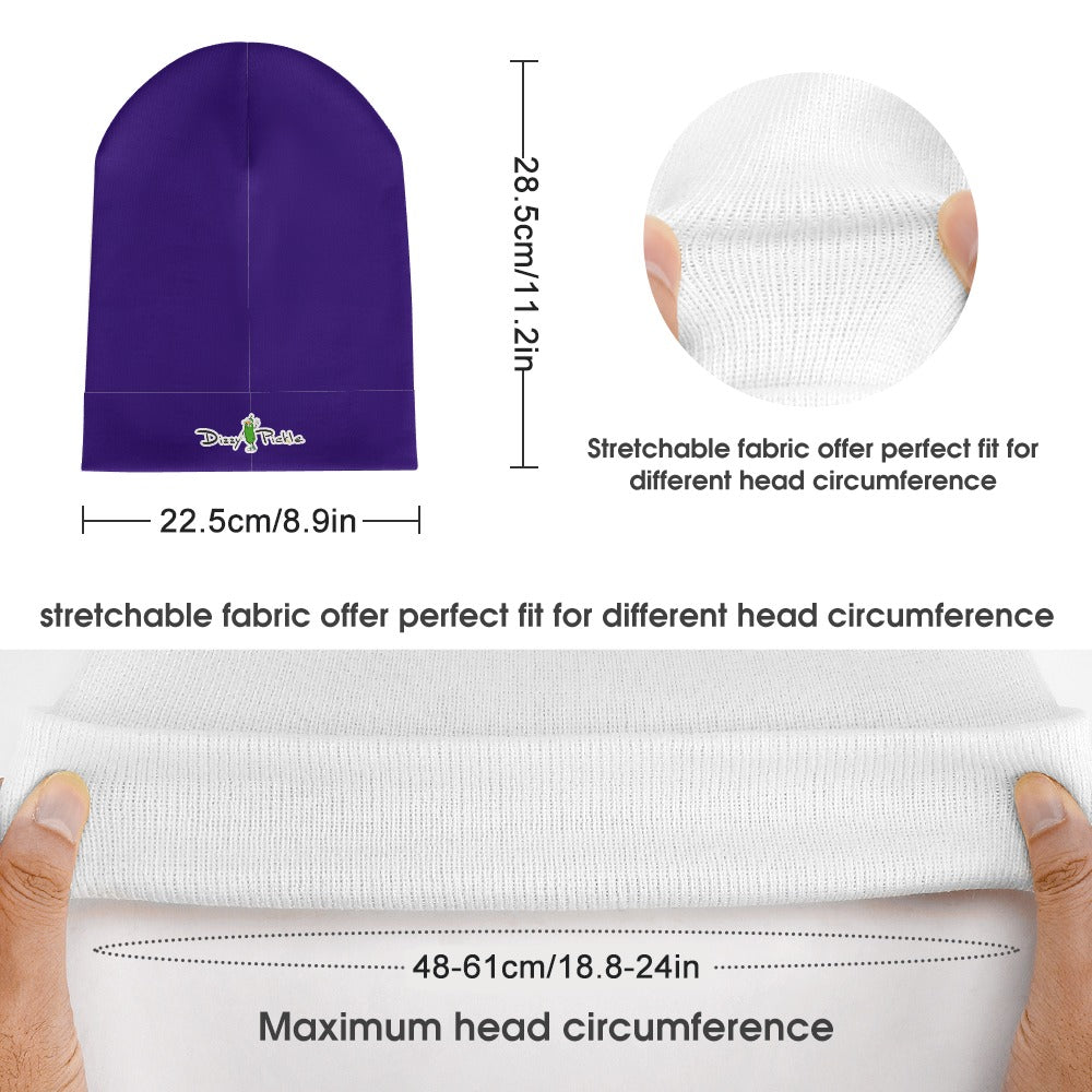 Dizzy Pickle DZY P Classic Purple Unisex Knitted Beanie