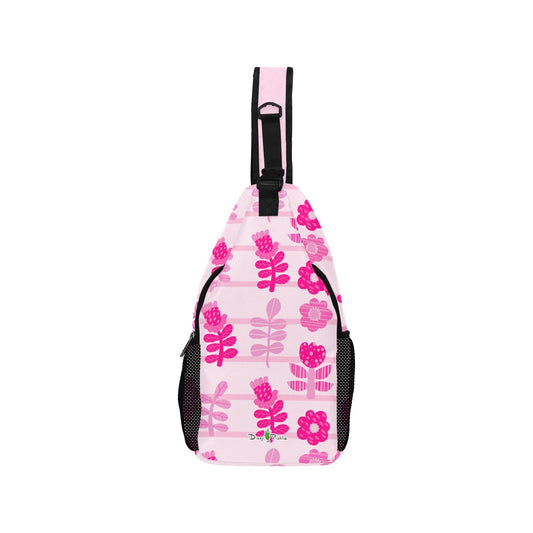 Dizzy Pickle Avery Blooms Pickleball Grab-N-Go Crossbody Casual Chest Bag