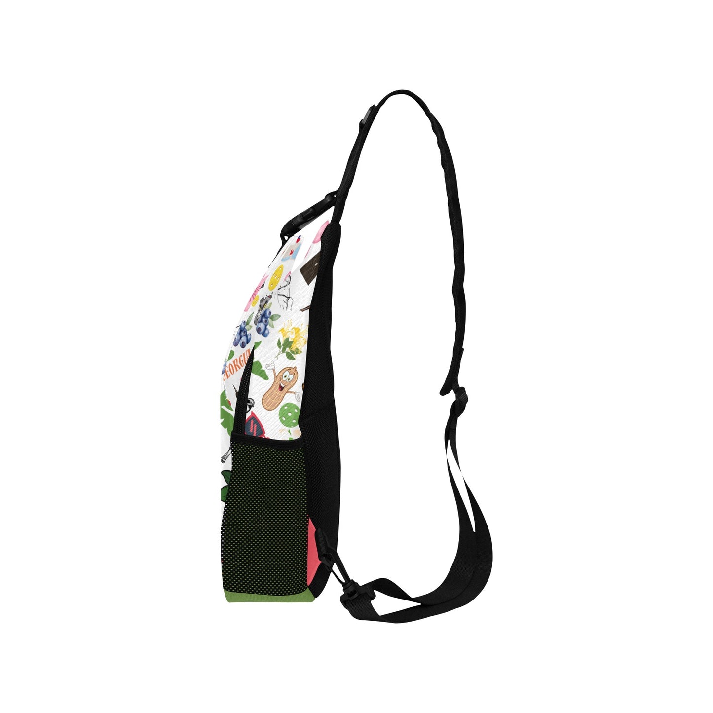 Dizzy Pickle Georgia Pickleball Grab-N-Go Crossbody Casual Chest Bag