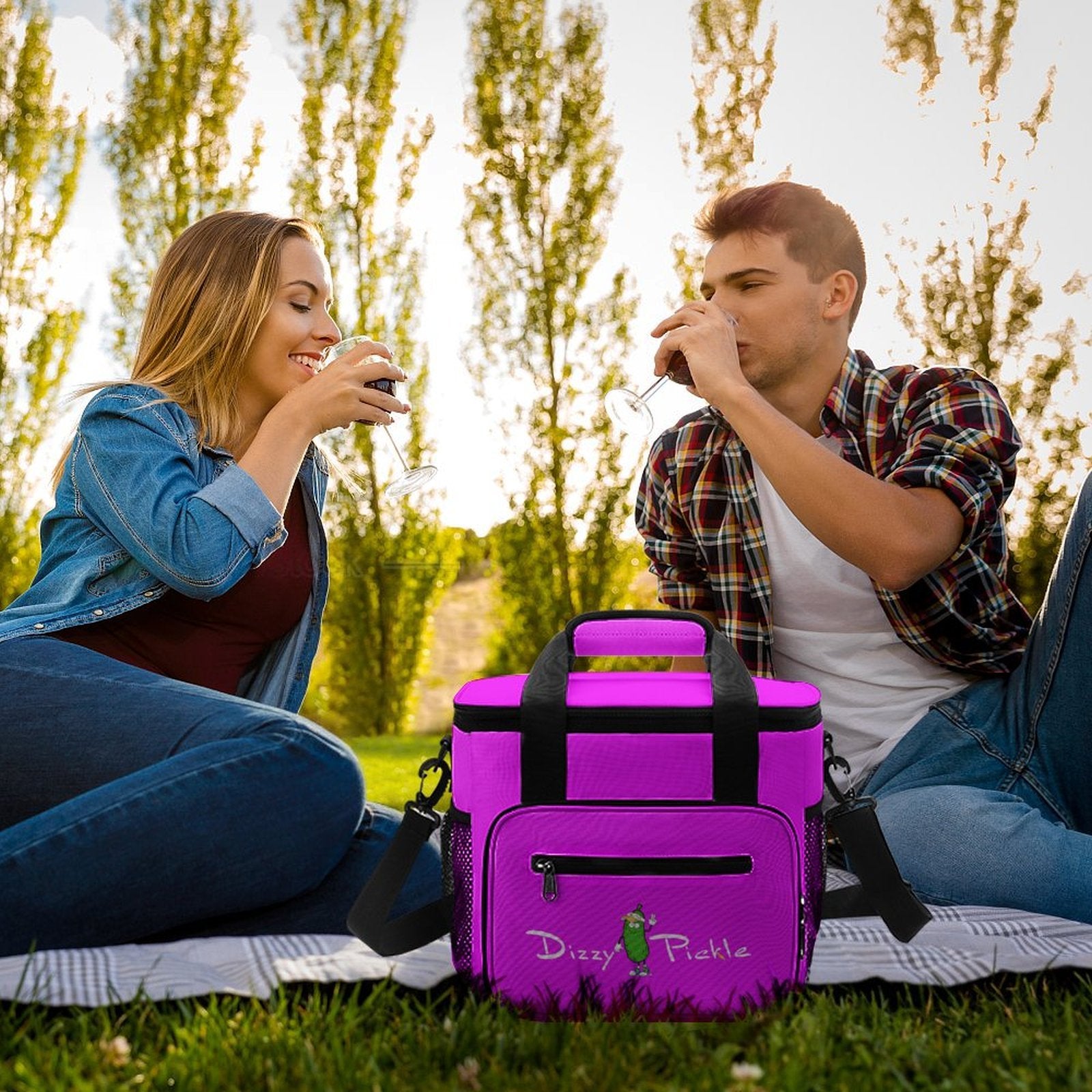 Custom Large Insulated Cooler Bag Thermal Tote With Shoulder