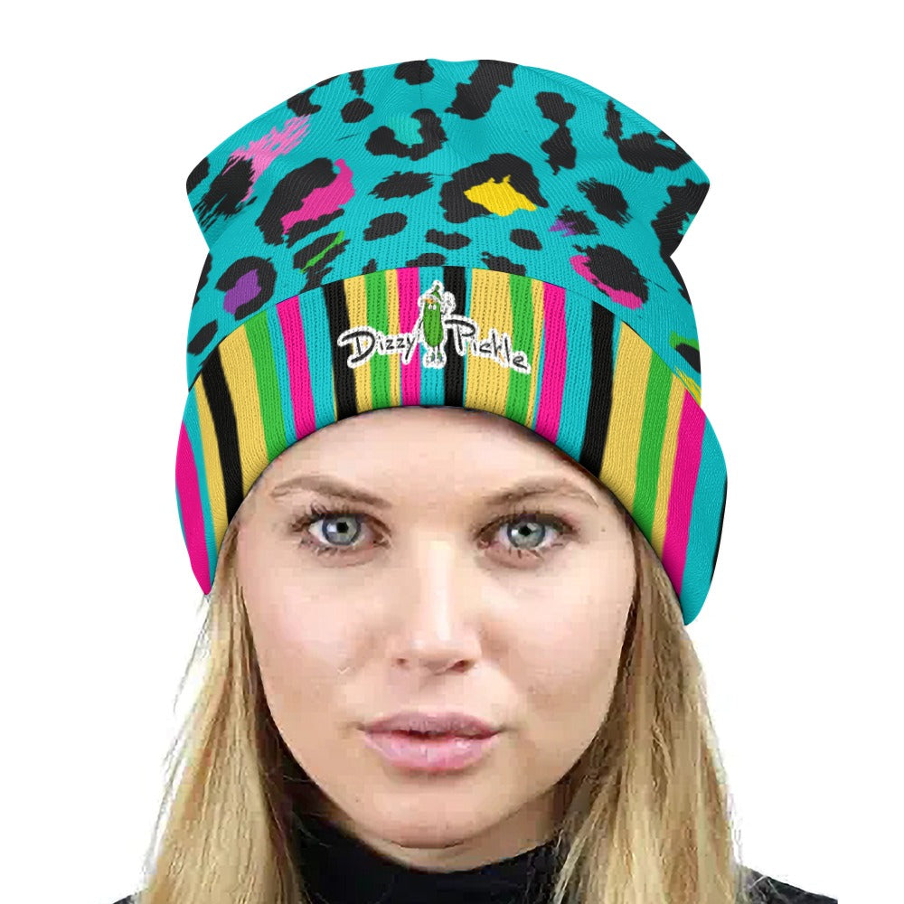 Dizzy Pickle Amber Cool Teal One-Size Knitted Beanie