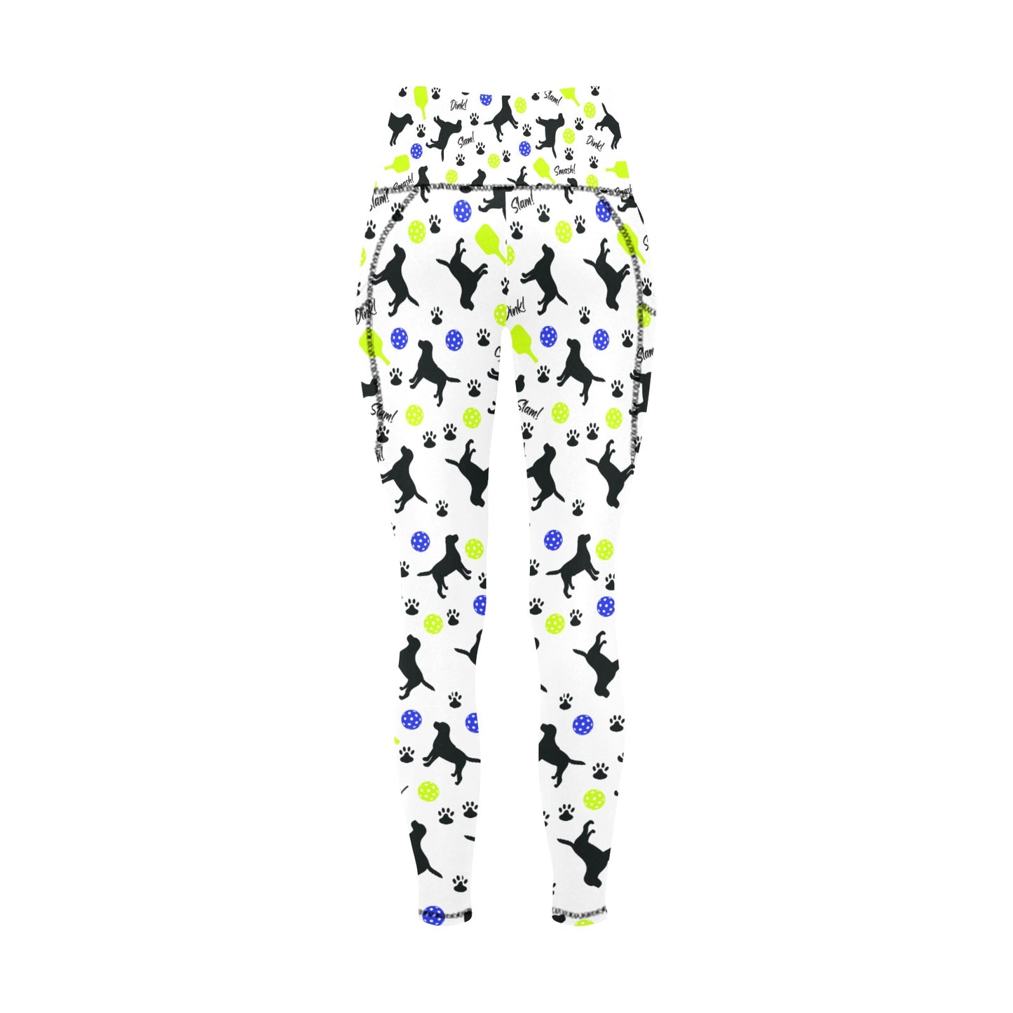 Dizzy Pickle Connie Women's Pickleball Performance Leggings (Ankle Length, High-Waisted, & Two Side Pockets)