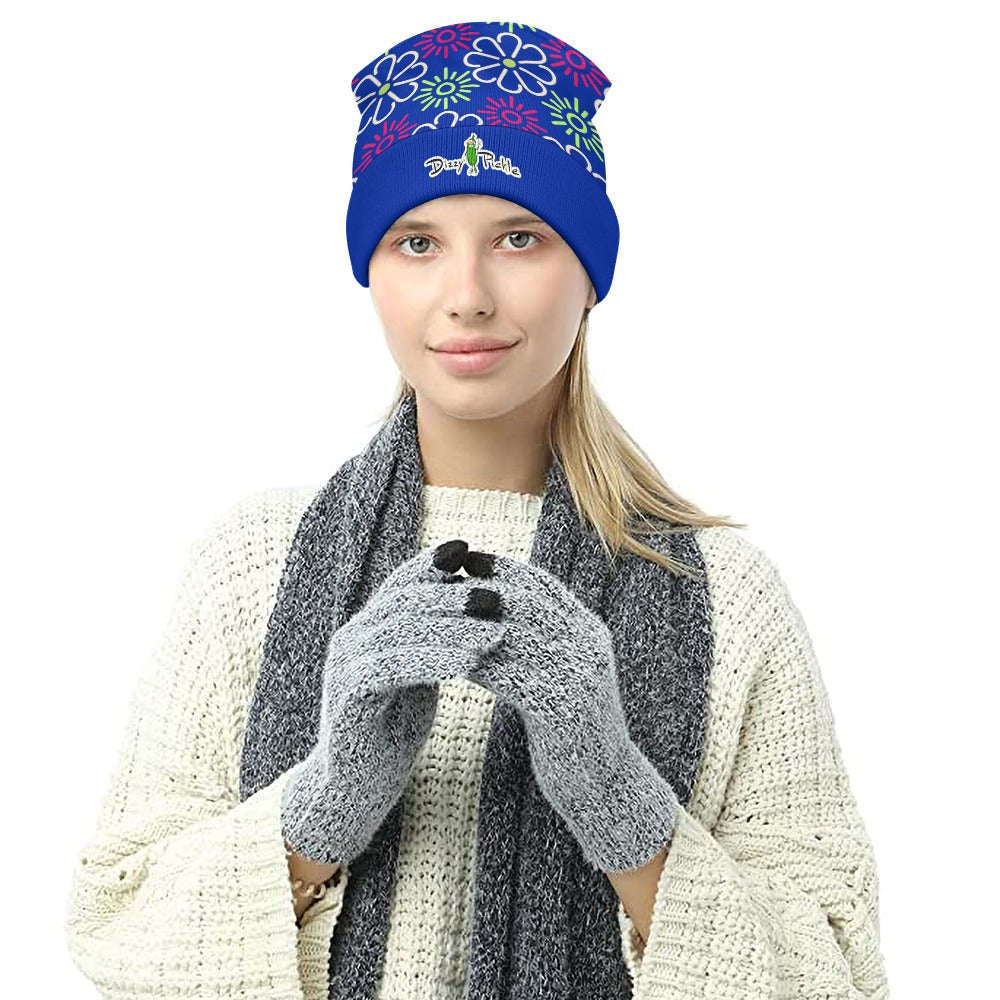 Dizzy Pickle April Royal Blue One-Size Knitted Beanie