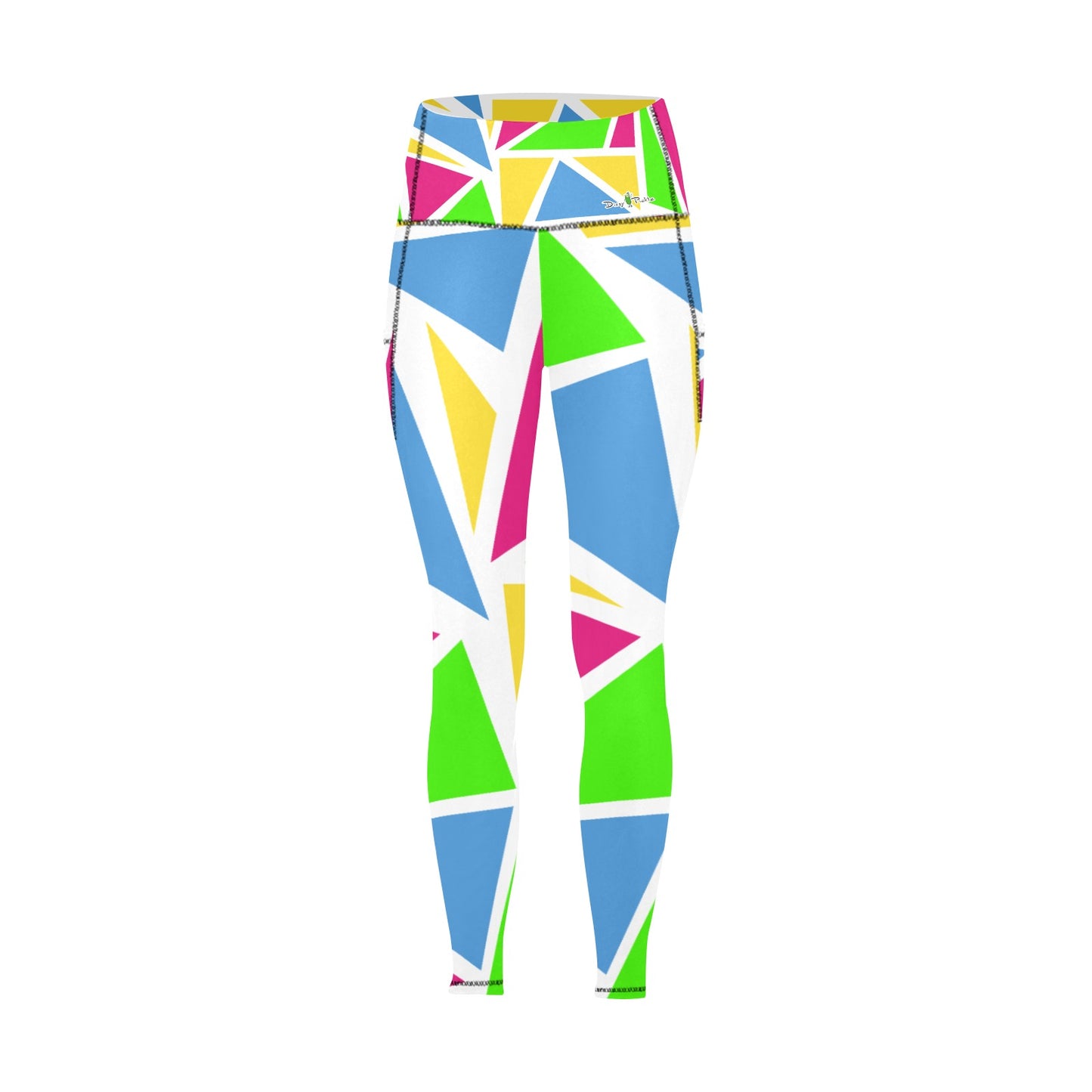 Dizzy Pickle Julie Shapes Women's Pickleball Performance Leggings (Ankle Length, High-Waisted, & Two Side Pockets)