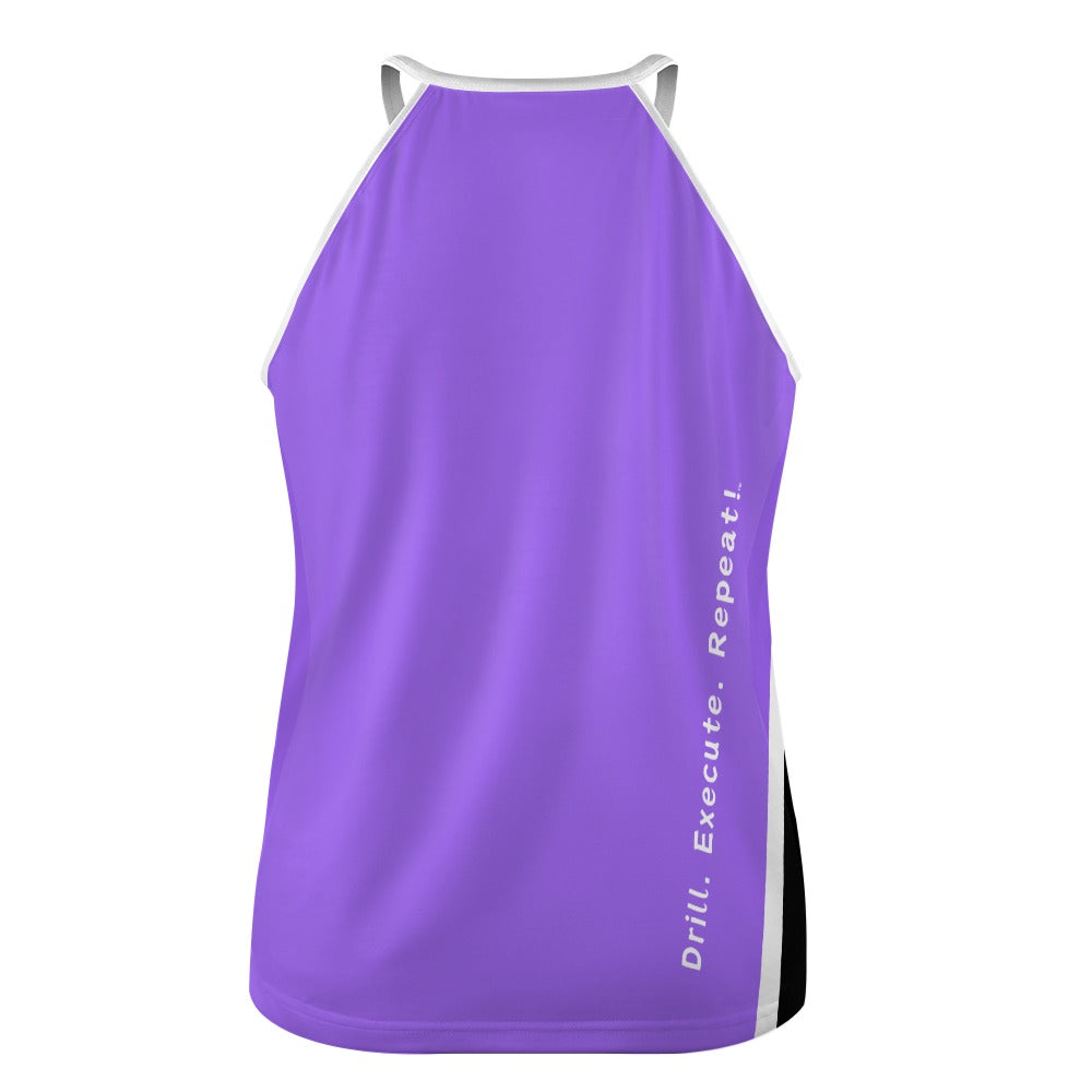 Dizzy Pickle Performance DS Women's Pickleball Sleeveless Crew Neck Vest Orchid Black