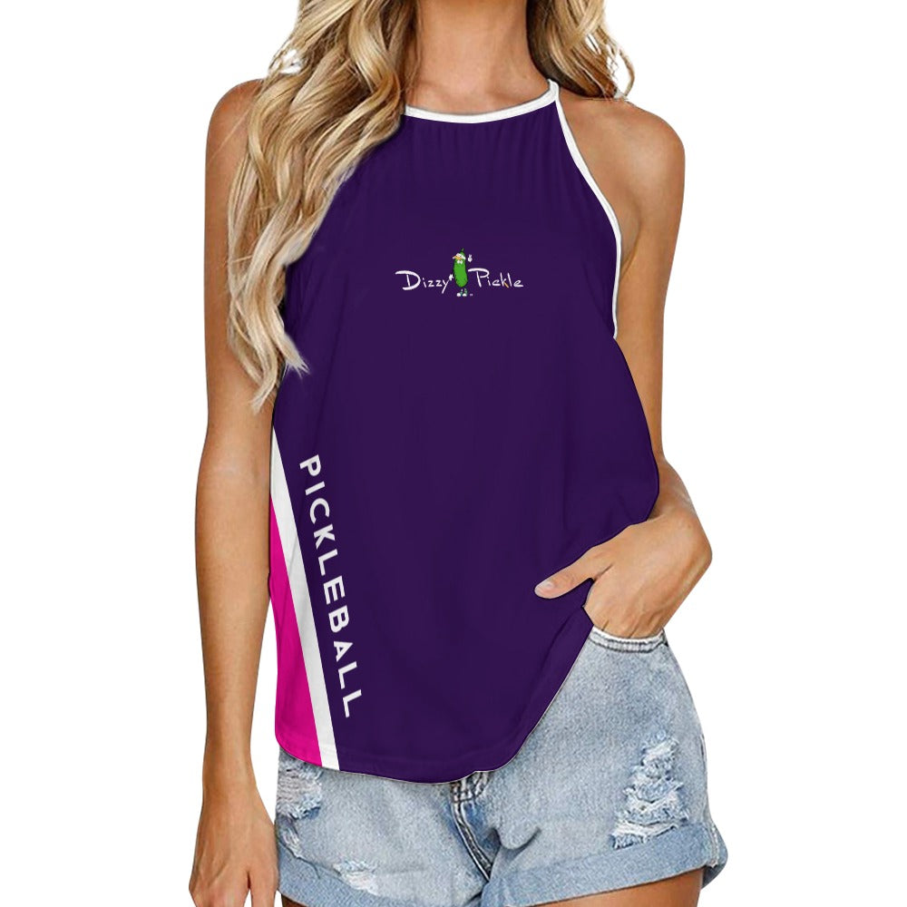 Dizzy Pickle Performance DS Women's Pickleball Sleeveless Crew Neck Vest Deep Purple  Fuchsia