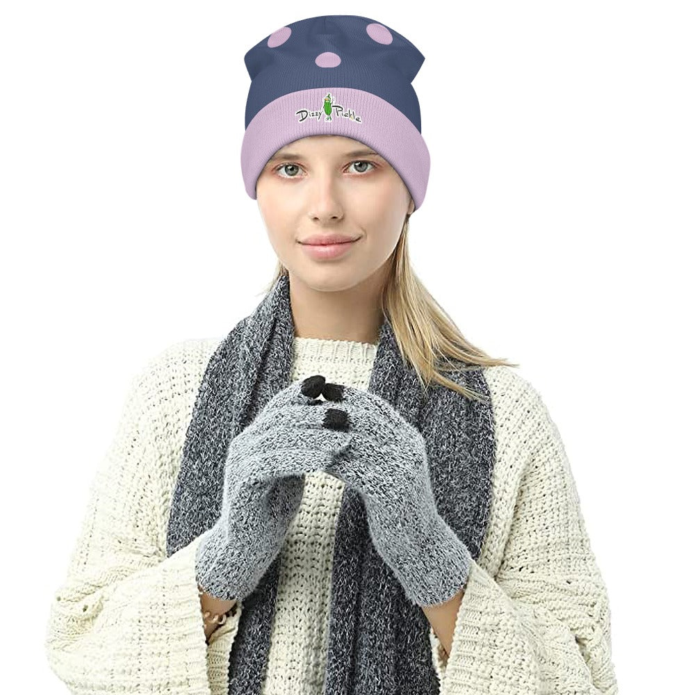 Dizzy Pickle Laura Polka Dots One-Size Knitted Beanie