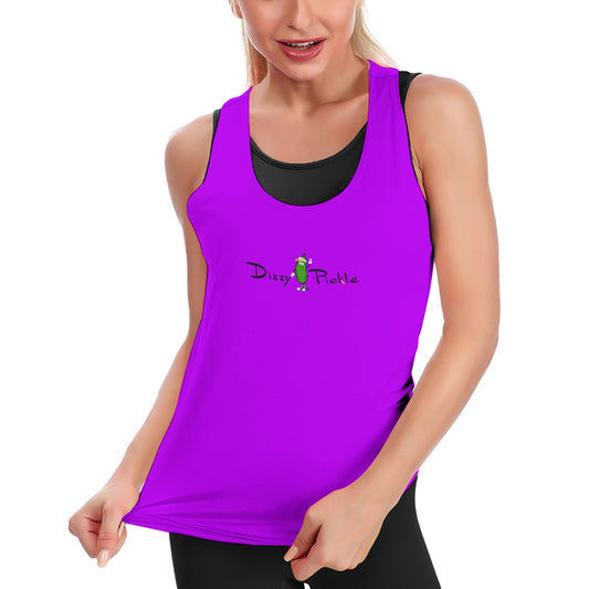 Dizzy Pickle DZY P Classic Magenta Women's Pickleball Sweat-Absorbing Tie-Back Vest