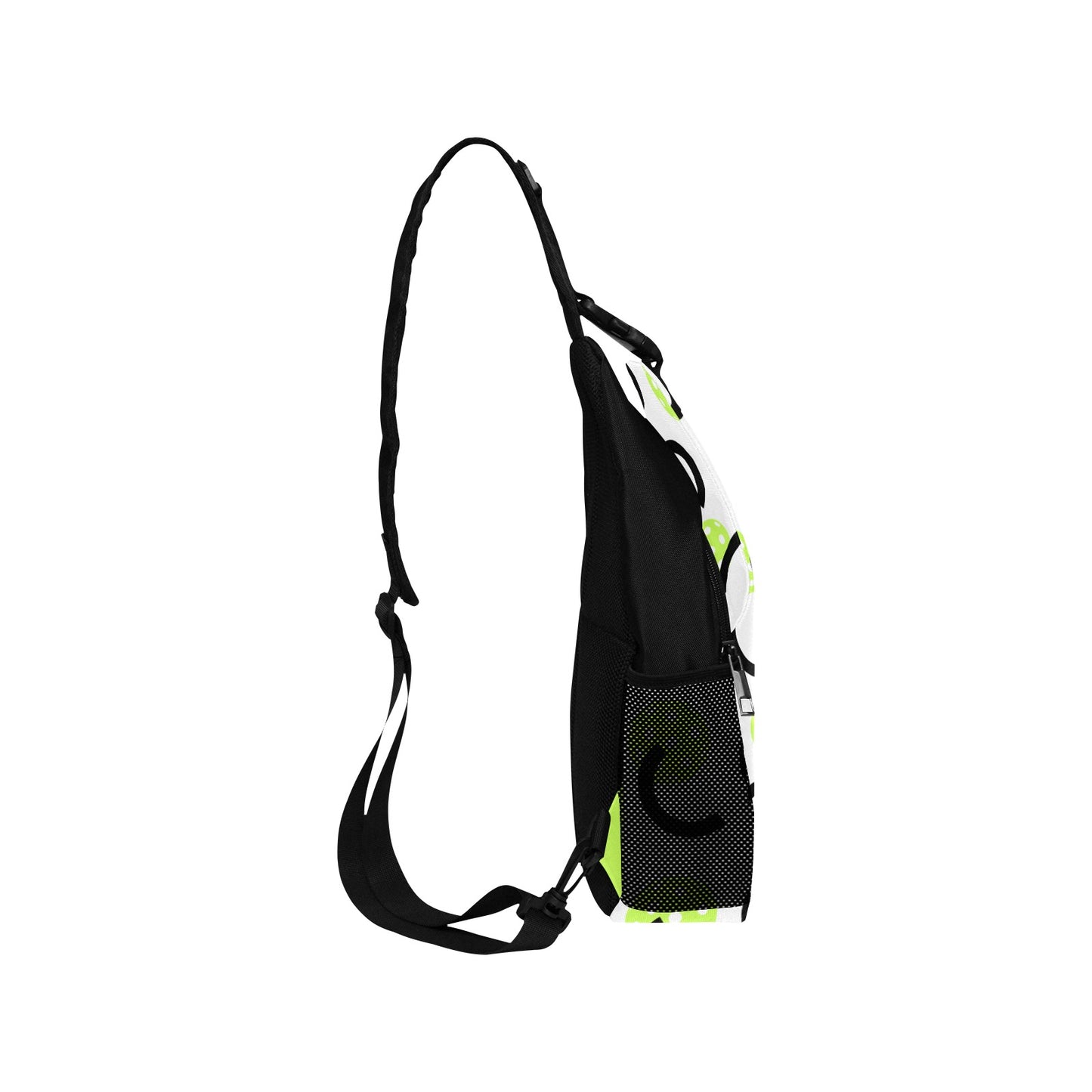 Dizzy Pickle Believe White Pickleball Grab-N-Go Crossbody Casual Chest Bag