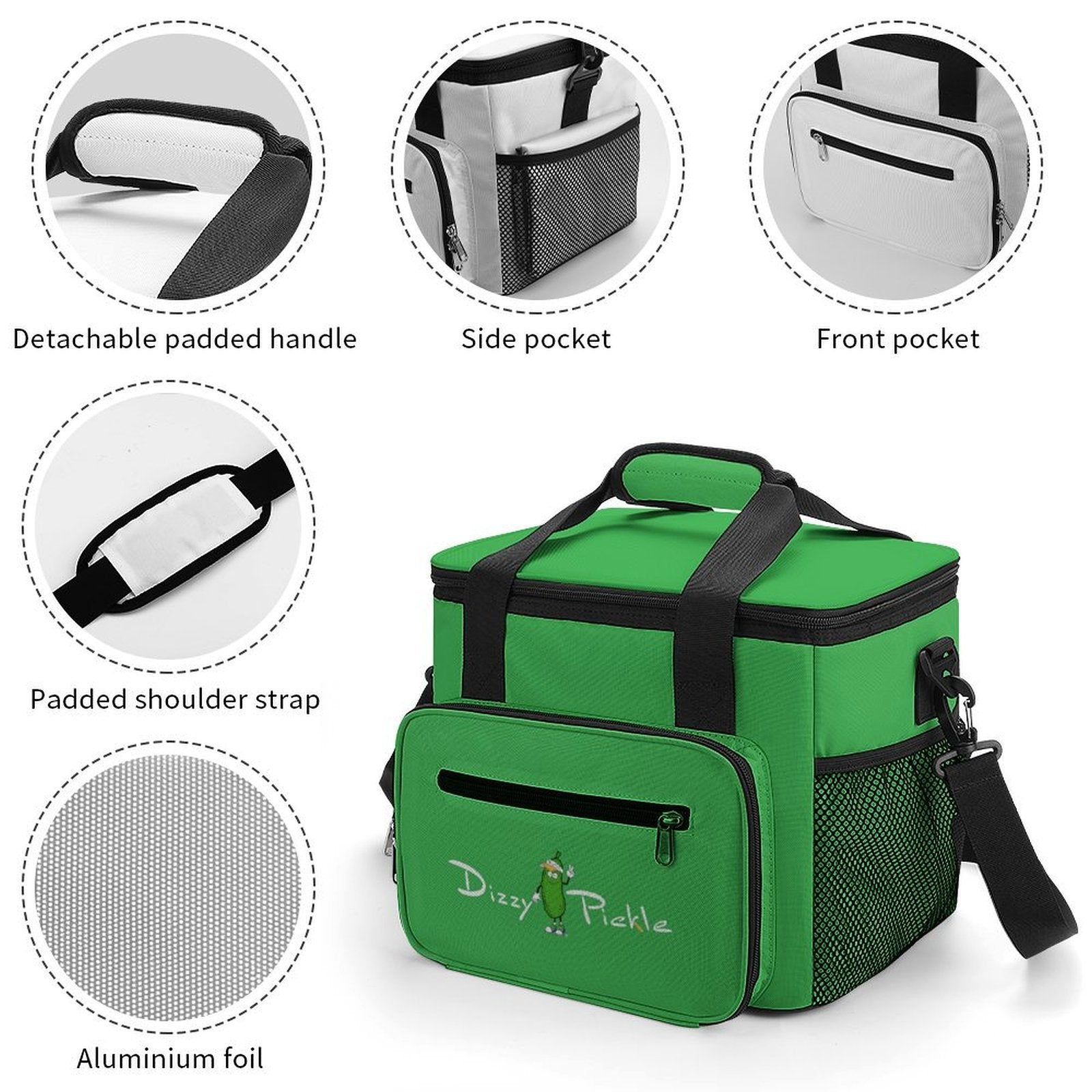 Custom Large Insulated Cooler Bag Thermal Tote With Shoulder
