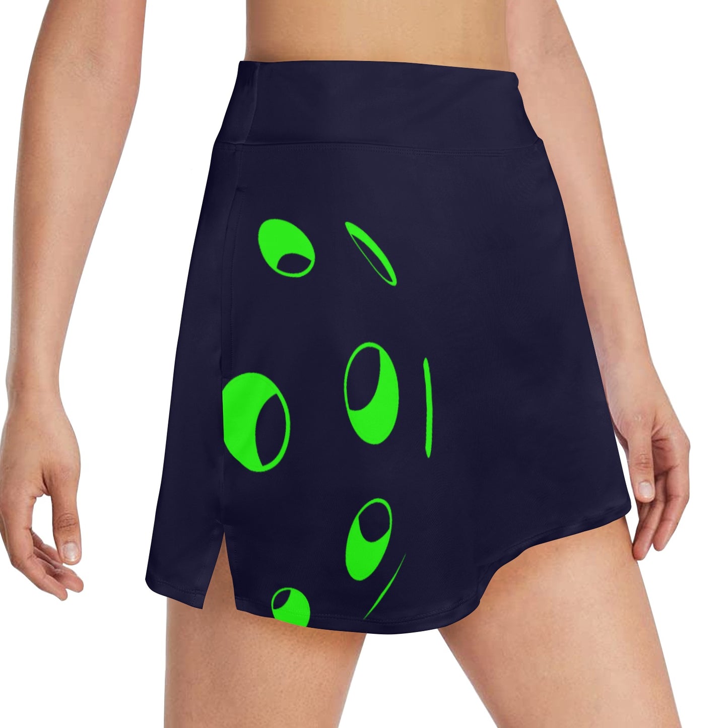 Dizzy Pickle Lisa NBG Ball Women's Pickleball 18" Athletic Skort with Inner Shorts and Two Ball Pockets