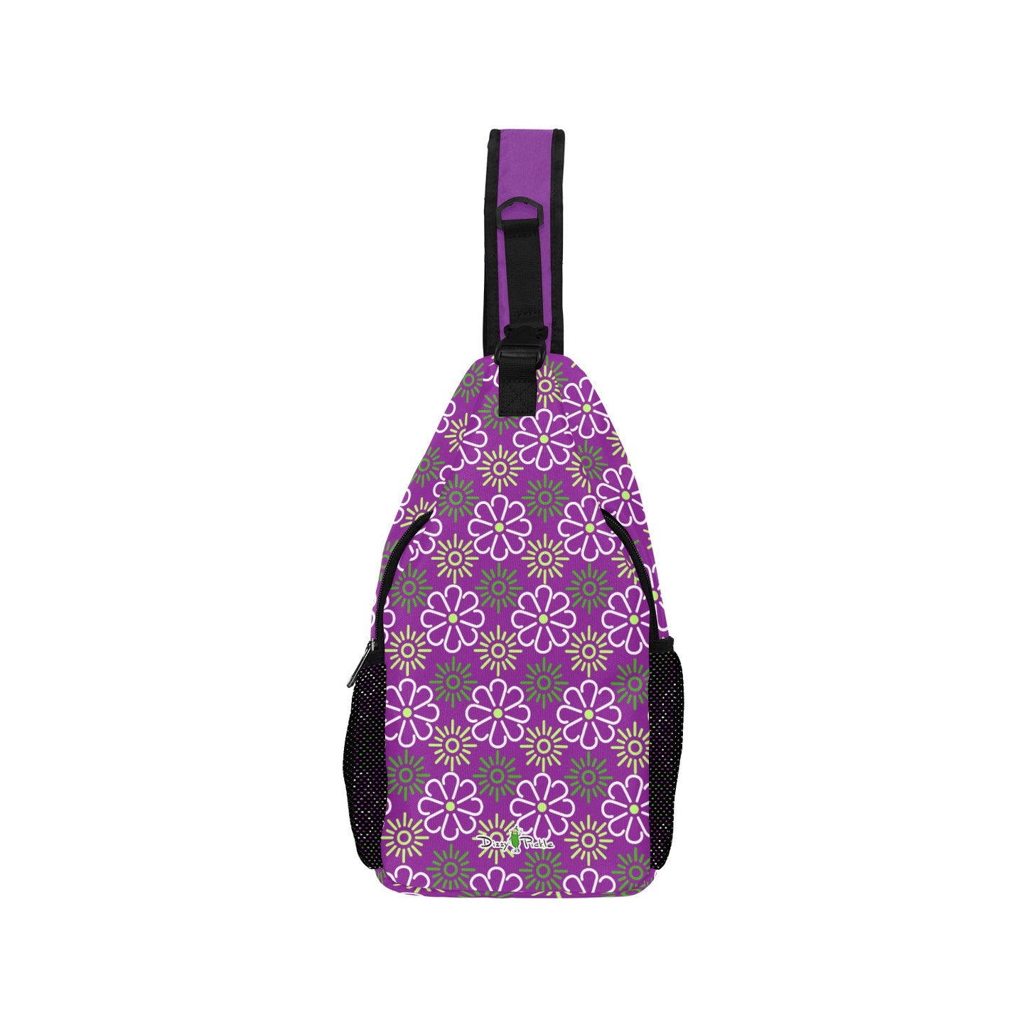 Dizzy Pickle April Purple Pickleball Grab-N-Go Crossbody Casual Chest Bag