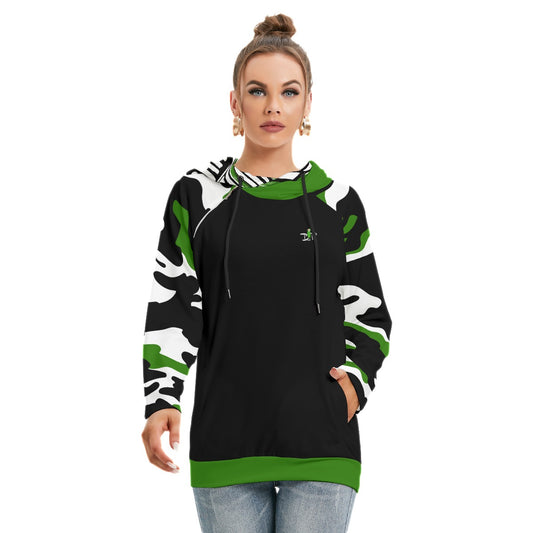 Kati - Black - Double Hat Hoodie by Dizzy Pickle