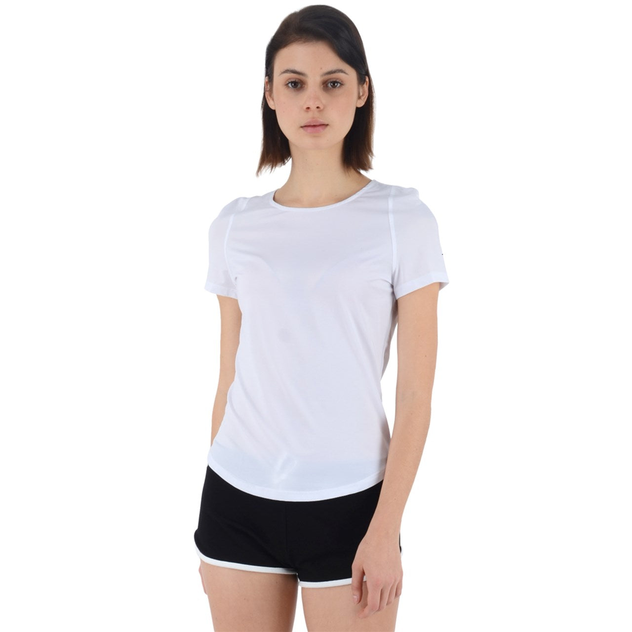 Dizzy Pickle Shelby White Back Cut Out Sport Tee