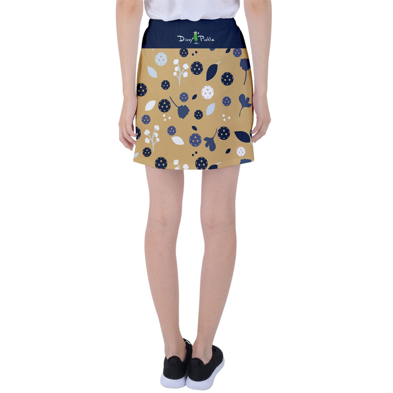 Dizzy Pickle Lesley Gold Women's 18" Pickleball Side-Split Skort