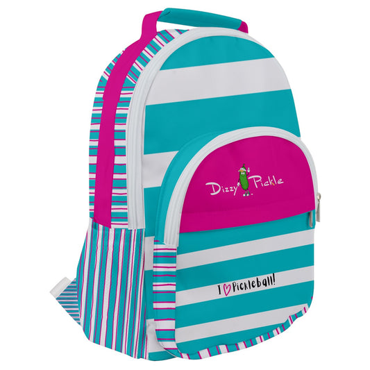 I Love Pickleball - Multi Pocket Pickleball Backpack by Dizzy Pickle