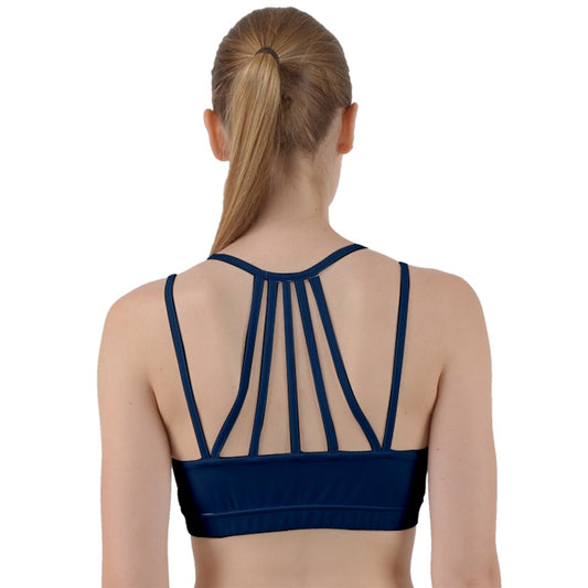 Van - Navy Blue- Elite Sports Bra by Dizzy Pickle