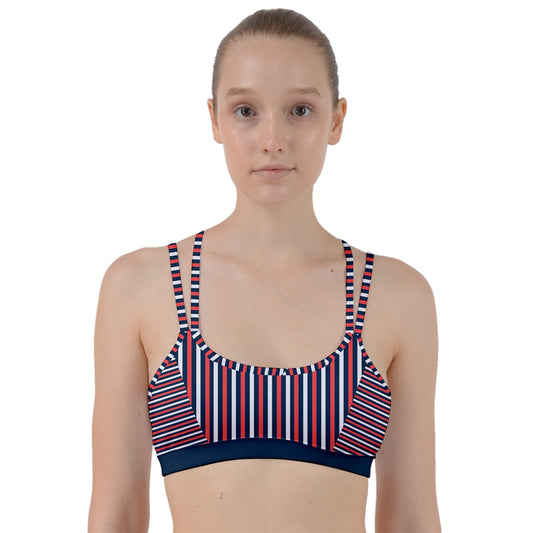 Van - Stripes- Elite Sports Bra by Dizzy Pickle