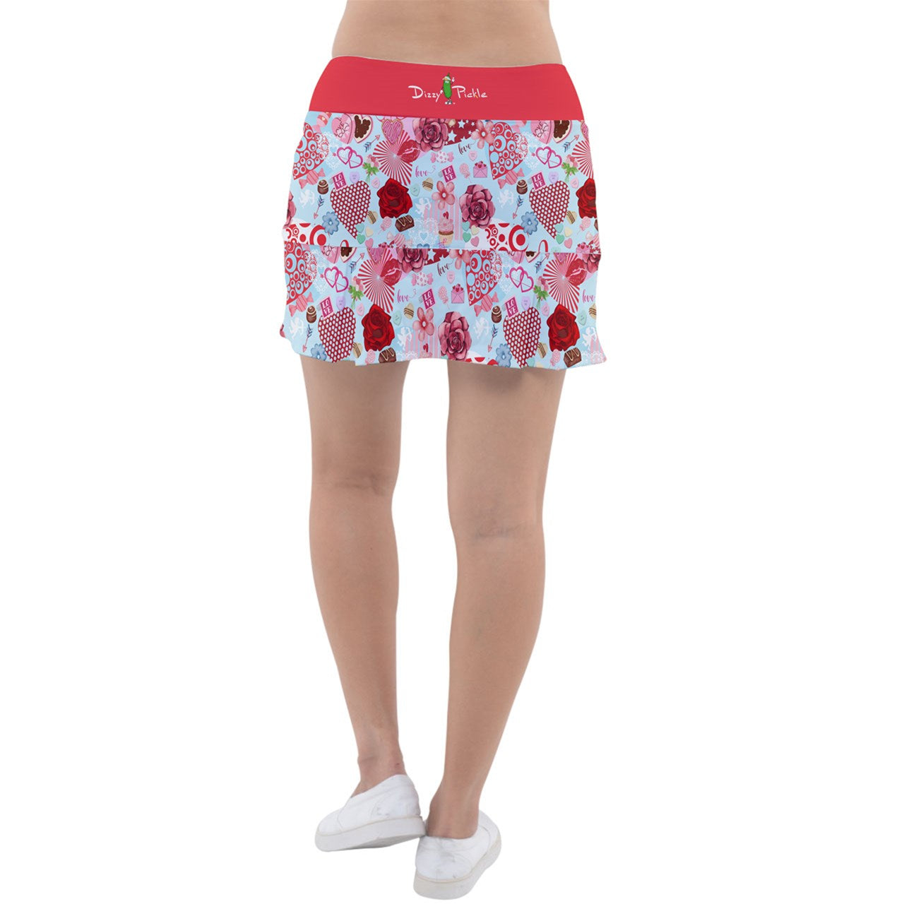 Dizzy Pickle Be Mine Main Classic Women's Pickleball Pleated Skorts with Inner Shorts & Pockets