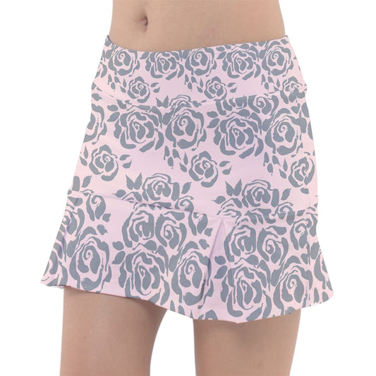 Dizzy Pickle Vickie Blooms Gray Classic 15" Pickleball Skort