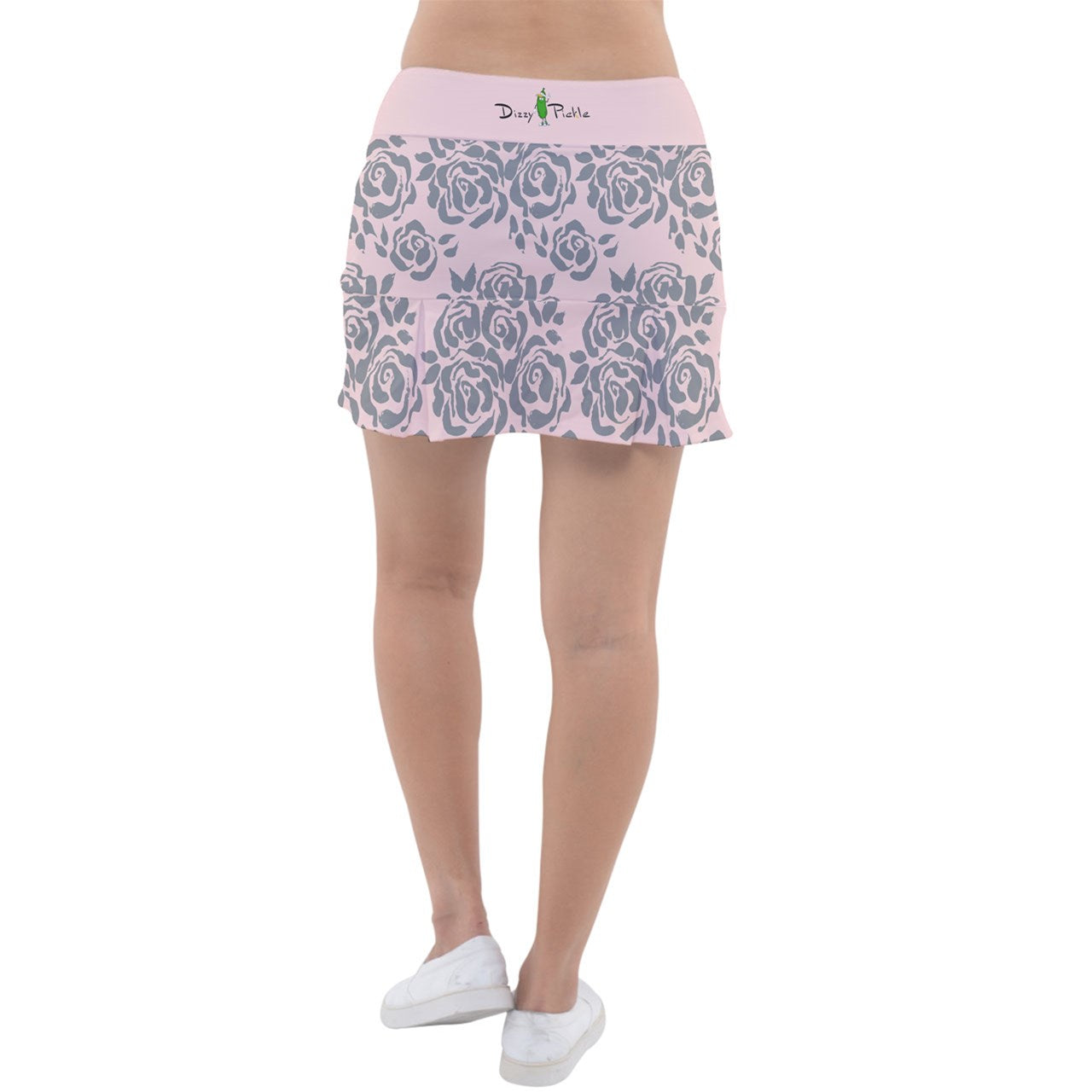 Dizzy Pickle Vickie Blooms Gray Classic 15" Pickleball Skort