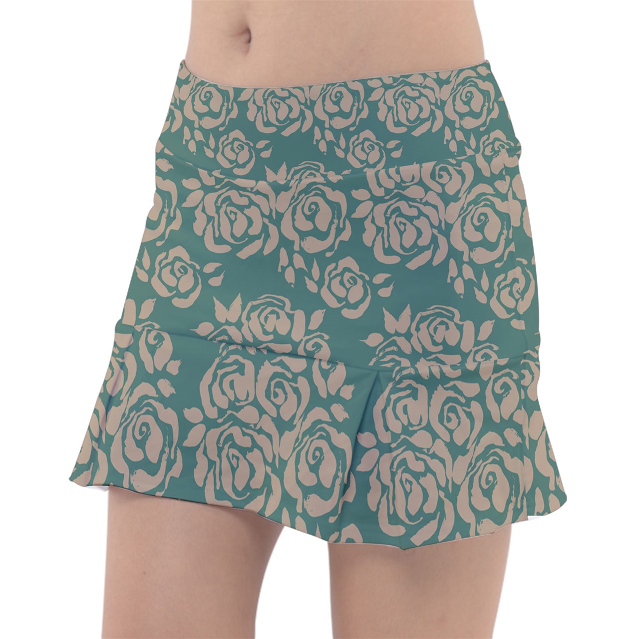 Dizzy Pickle Vickie Blooms Taupe Classic 15" Pickleball Skort