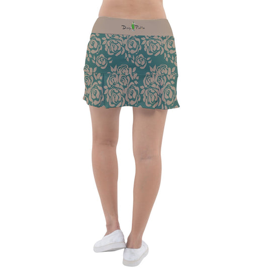 Dizzy Pickle Vickie Blooms Taupe Classic 15" Pickleball Skort