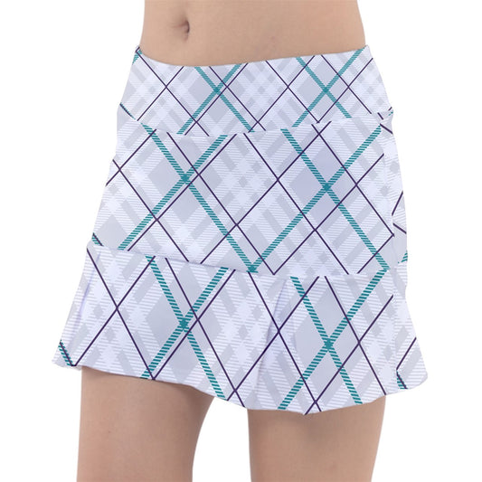 Dizzy Pickle Vickie Plaid Haze Classic 15" Pickleball Skort