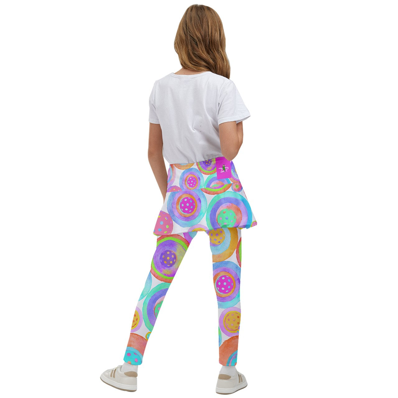 Dizzy Pickle Emily Inspired Girl's Pickleball Skirted Leggings