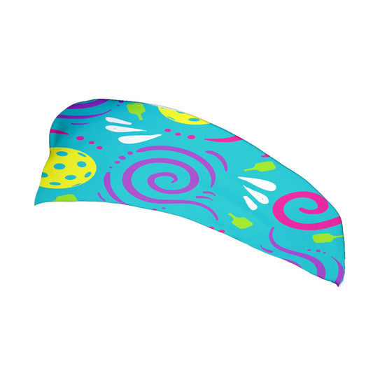 It's Swell - Blue - Pickleball Stretchable Headband by Dizzy Pickle