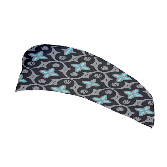 Shelby - Black - Pickleball Stretchable Headband by Dizzy Pickle