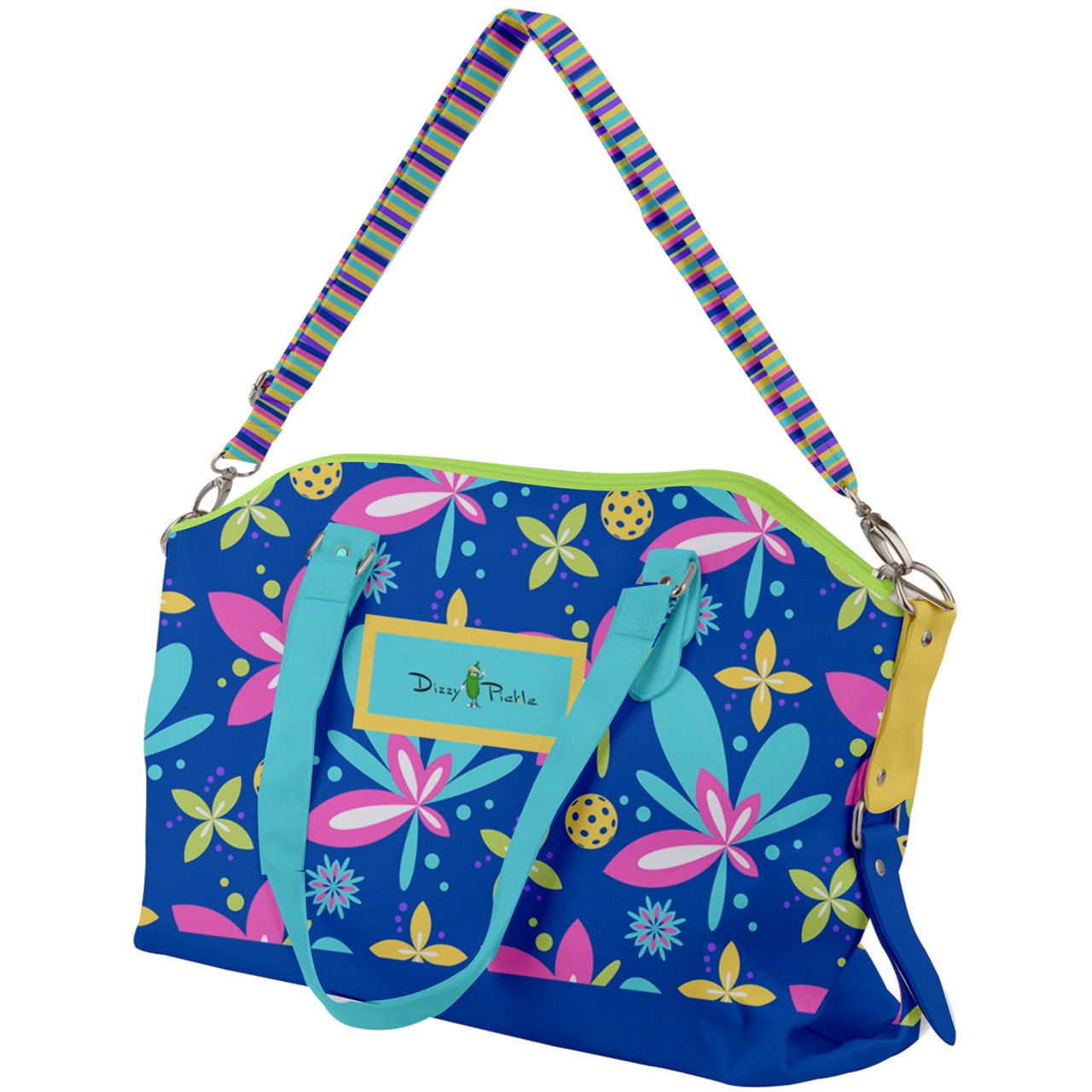 Dizzy Pickle Donna Blue Women's Pickleball Canvas Crossbody Bag