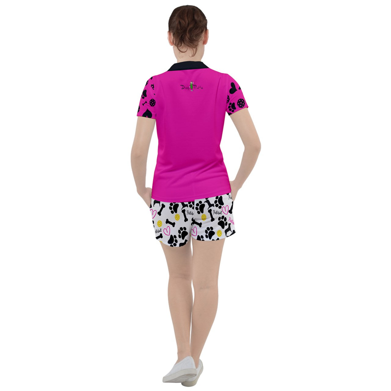 Millie - Women's Mesh Pickleball Tee and Shorts Set by Dizzy Pickle