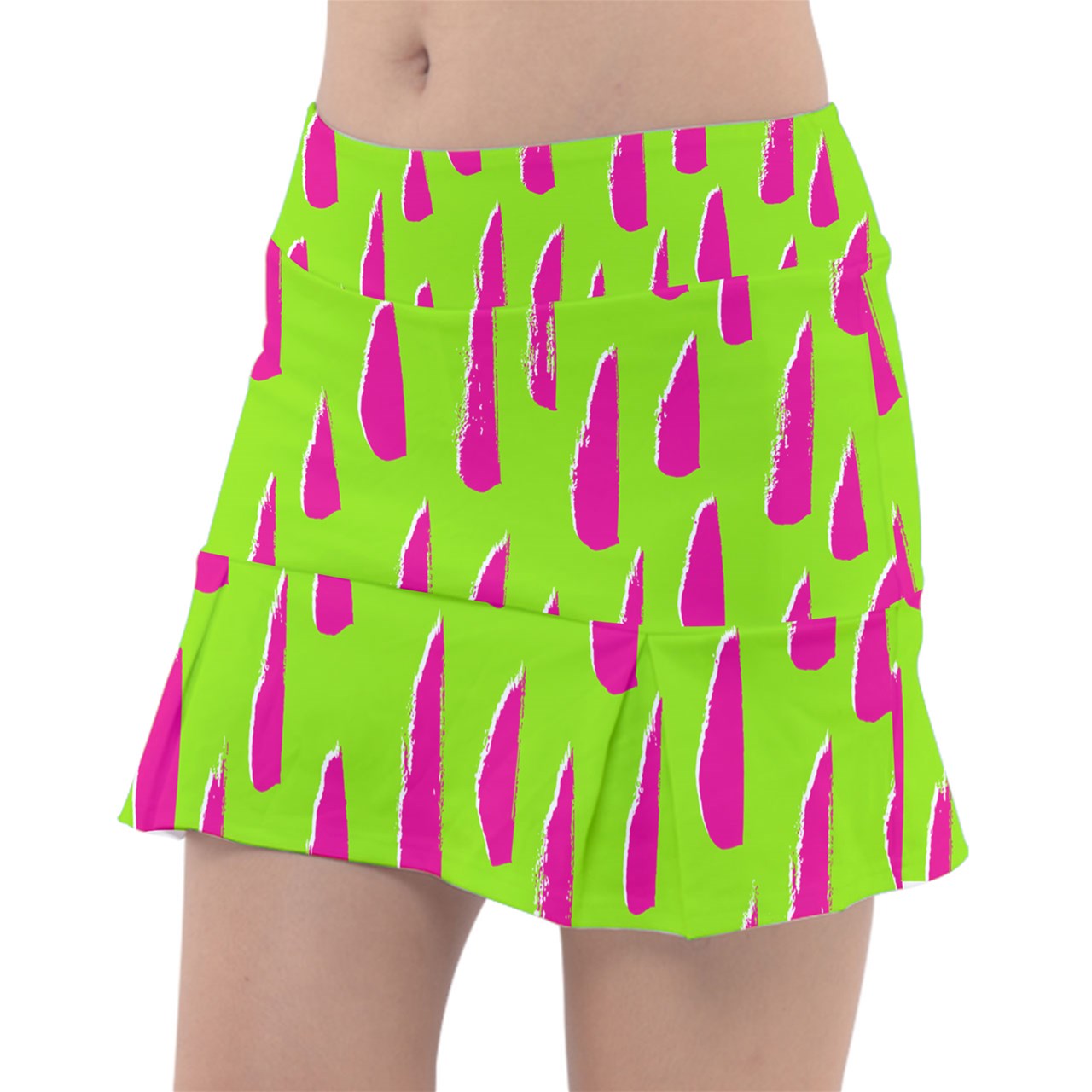 Dizzy Pickle Dinking Diva GP Drops Classic 15" Women's Pickleball Pleated Skorts with Inner Shorts & Pockets