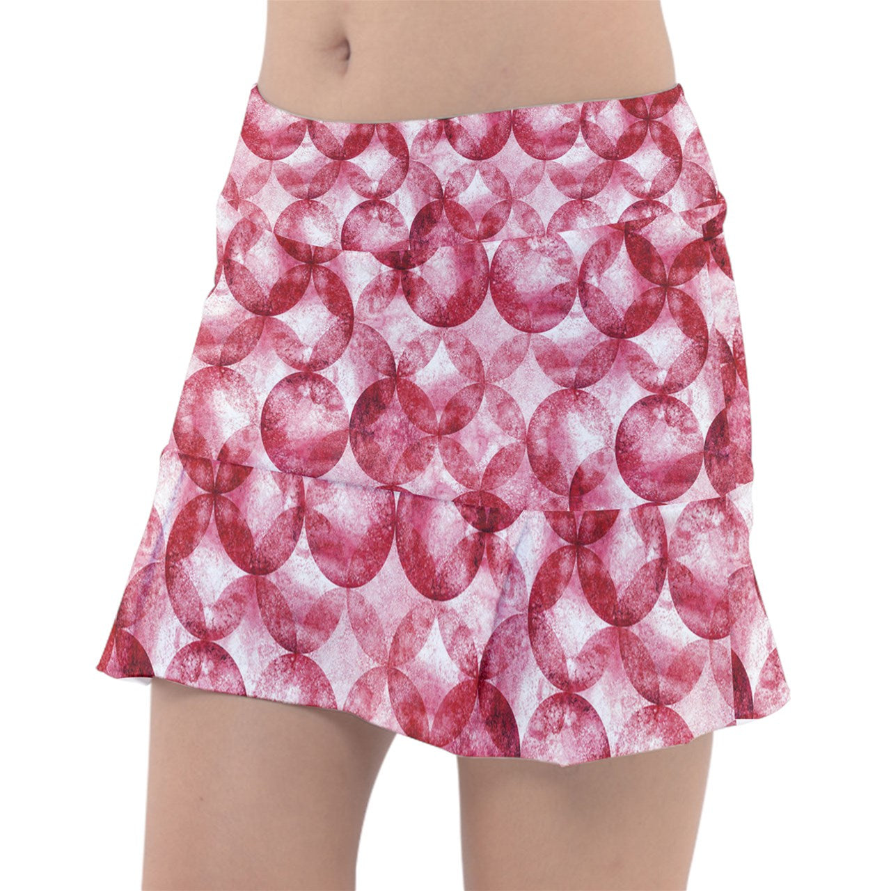 Dizzy Pickle Heidi RW Bubbles Classic Women's 15" Pickleball Drop-Pleat Skorts with Inner Shorts & Pockets