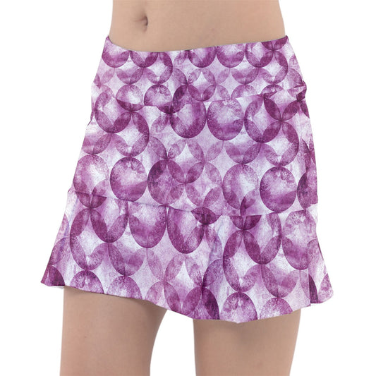 Dizzy Pickle Heidi MW Bubbles Classic Women's 15" Pickleball Drop-Pleat Skorts with Inner Shorts & Pockets