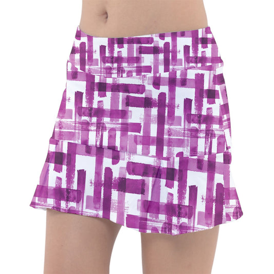 Dizzy Pickle Heidi MW Weave Classic Women's 15" Pickleball Drop-Pleat Skorts with Inner Shorts & Pockets