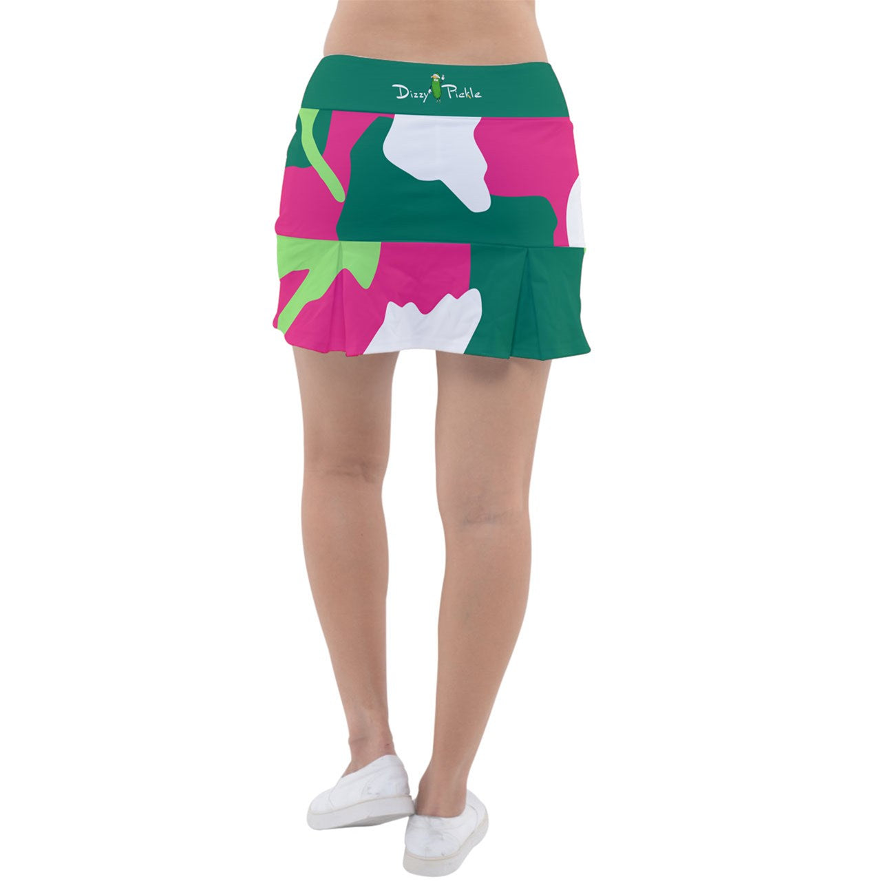 Penny - Pink/Green - Camo - Classic Pickleball Skort by Dizzy Pickle